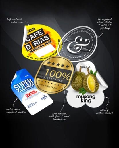 Labels, Stickers & Decals 16 Custom Labels, Stickers & Decals